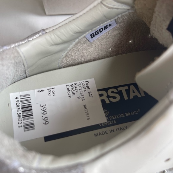 Golden Goose super star silver size 39 for US 8.5 new in box. - Picture 15 of 15
